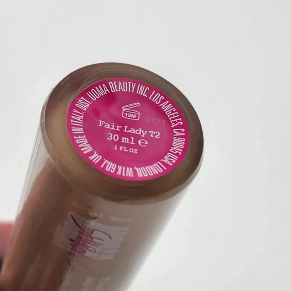 UOMA by Sharon C Flawless IRL Skin Perfecting Foundation Fair Lady T2 1 oz New